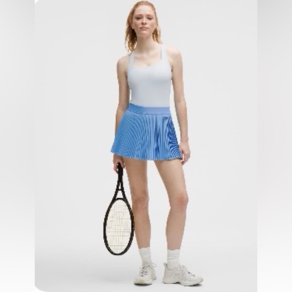 Varsity High-Rise Pleated
Tennis Skirt, NWT